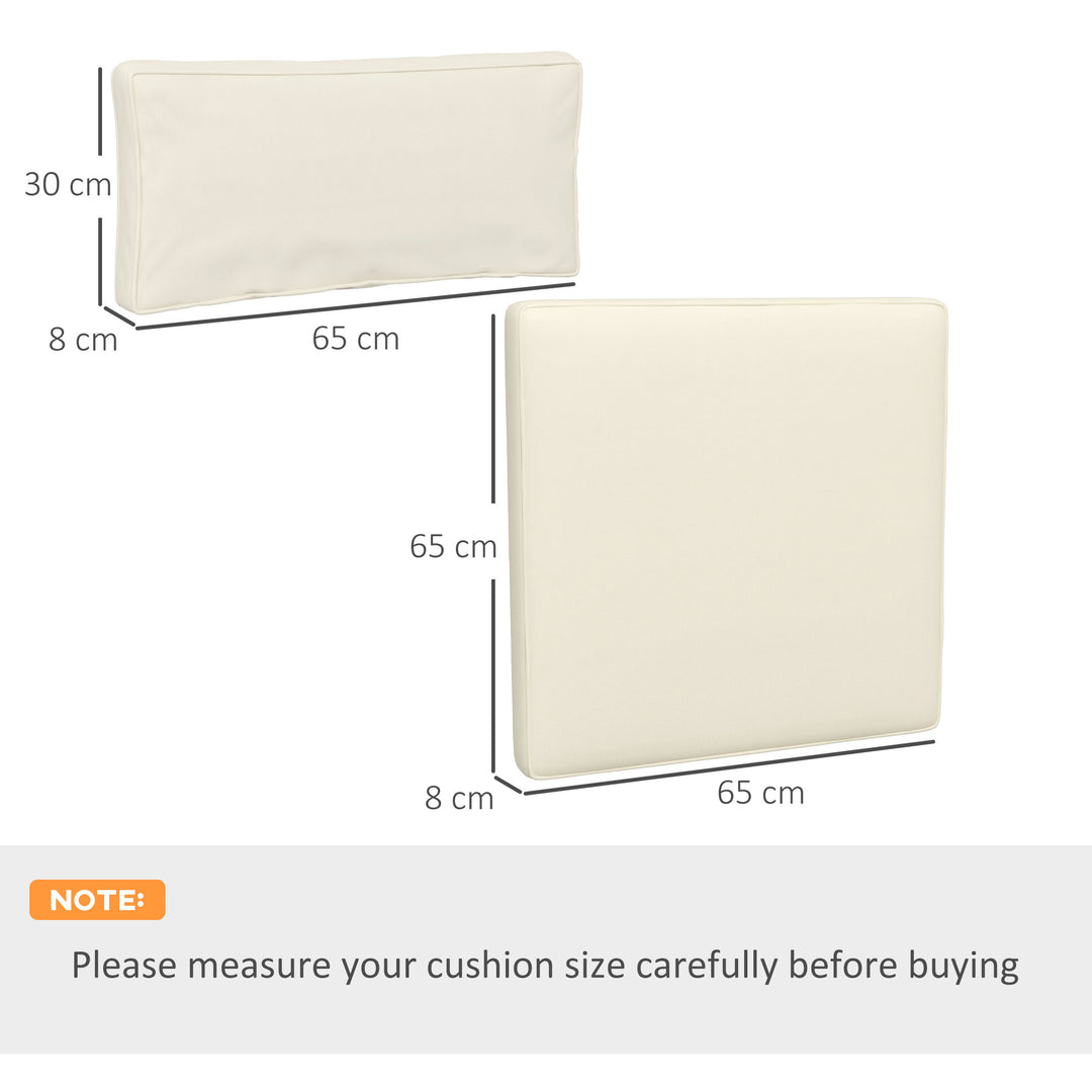 Set of 14 Dining Set Cushions - Cream