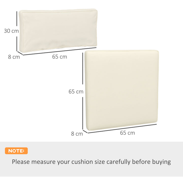 Set of 14 Dining Set Cushions - Cream