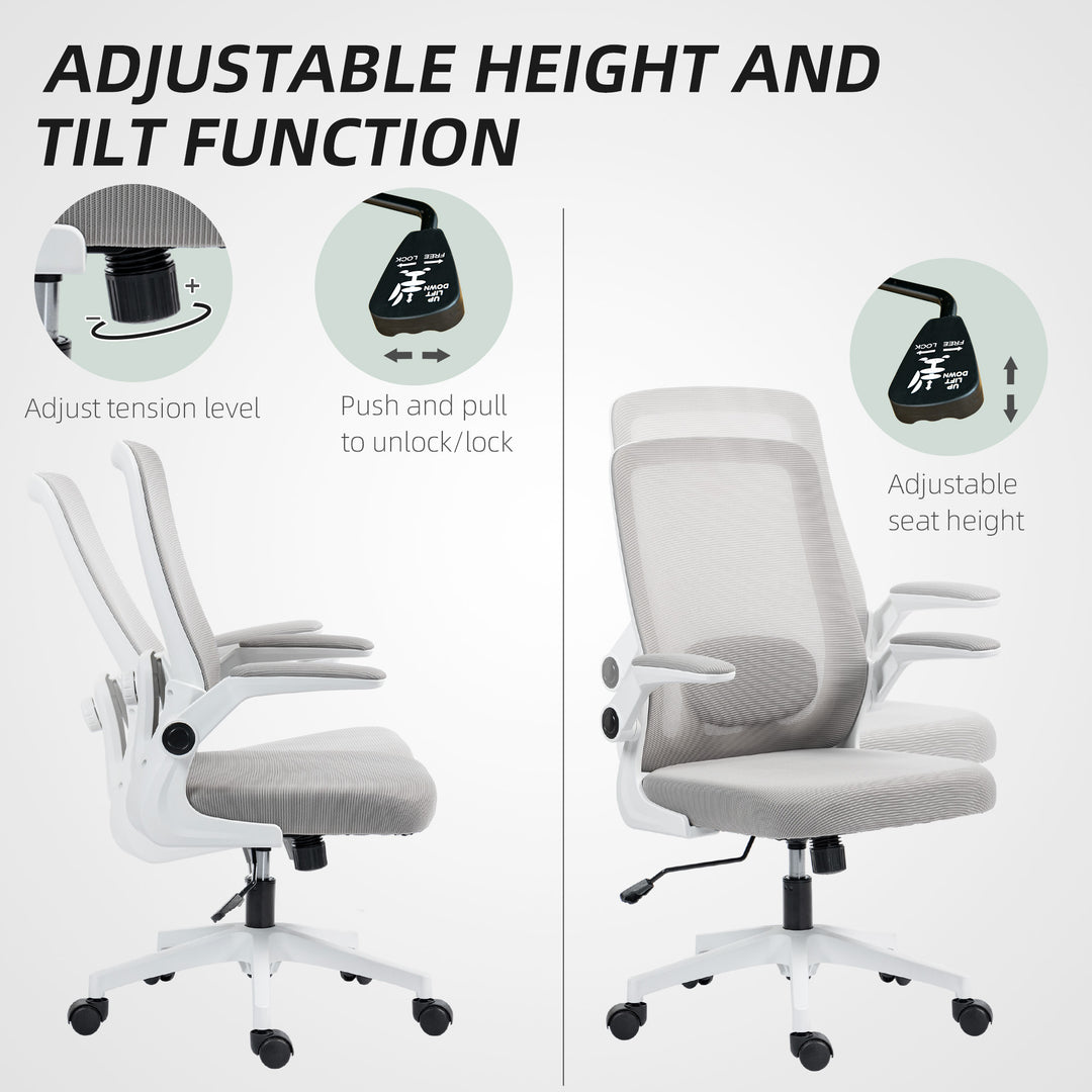 Mesh Back Adjustable Office Chair - Grey