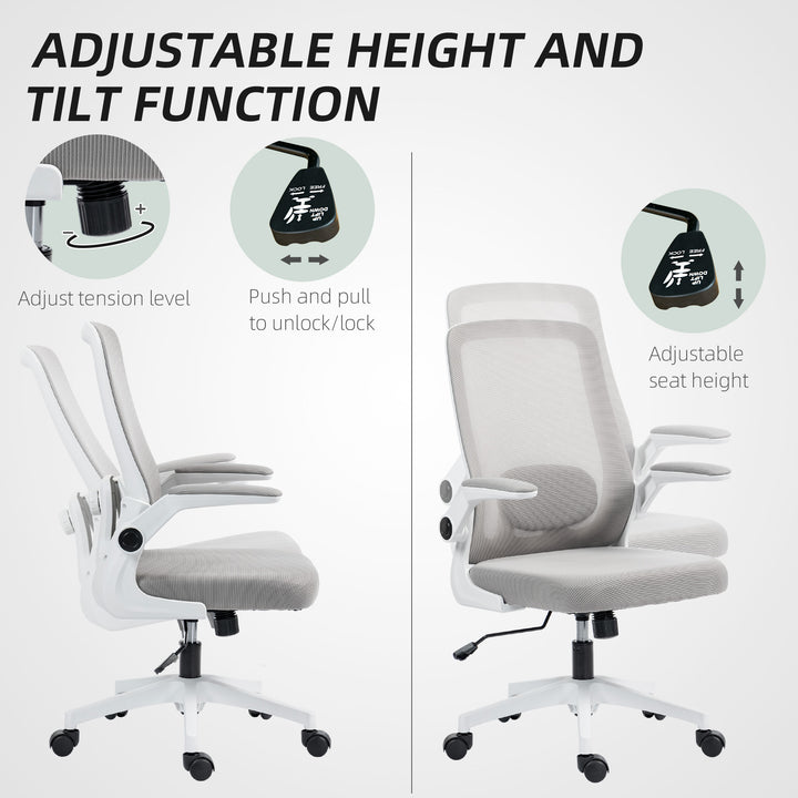Mesh Back Adjustable Office Chair - Grey