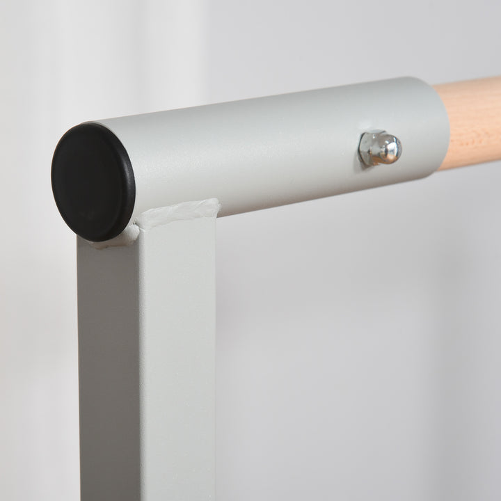 MCL Height Adjustable Gymnastics Horizontal Bar for Kids, Children Junior Kip High Bar Fitness, Blue