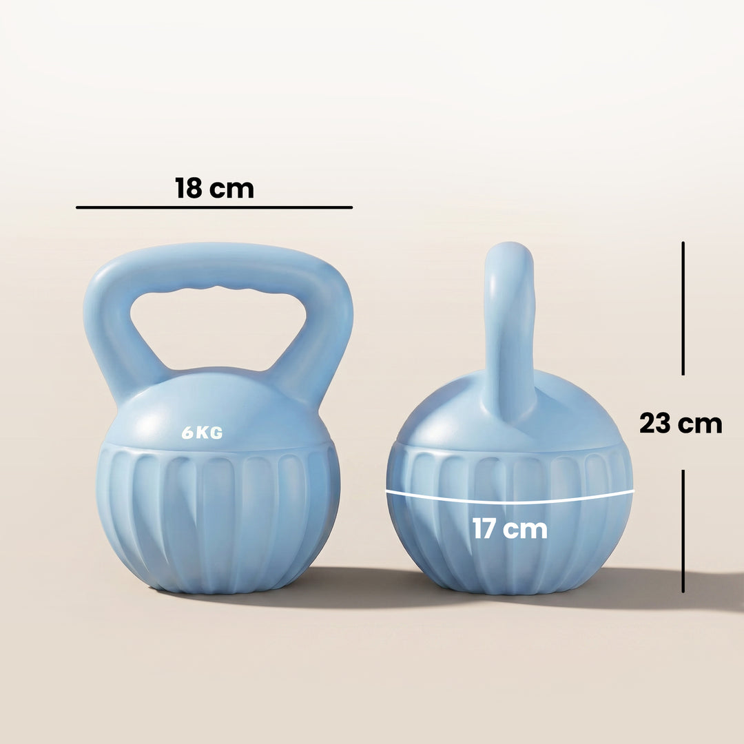 Kettlebell for Strength Training Kettle Bell with Non-Slip Handle 6 kg