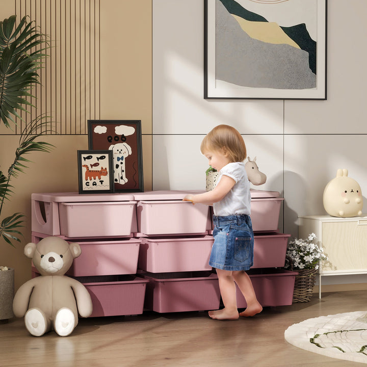 Kids Storage Unit, with Nine Drawers