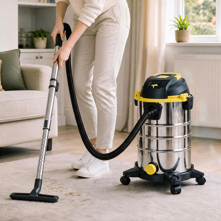 1400W Vacuum Cleaner, 3-in-1 Wet and Dry Vacuum Cleaner with Blowing M