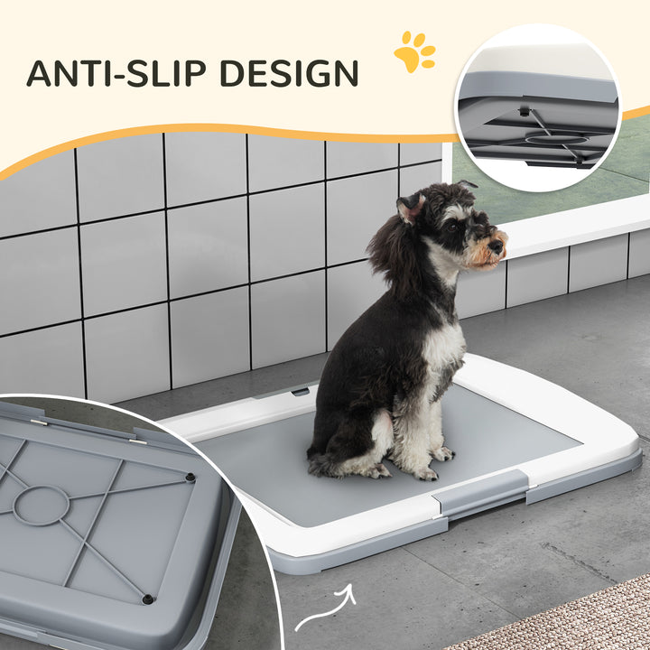 PawHut Dog Toilet Tray for Training Dogs, 63 x 49 x 6cm