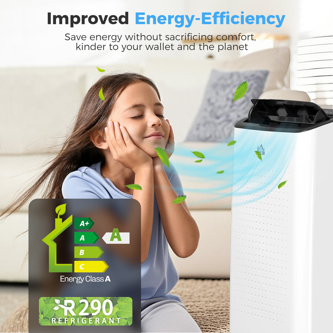 12000 BTU App-Controlled Mobile Air Conditioner - White