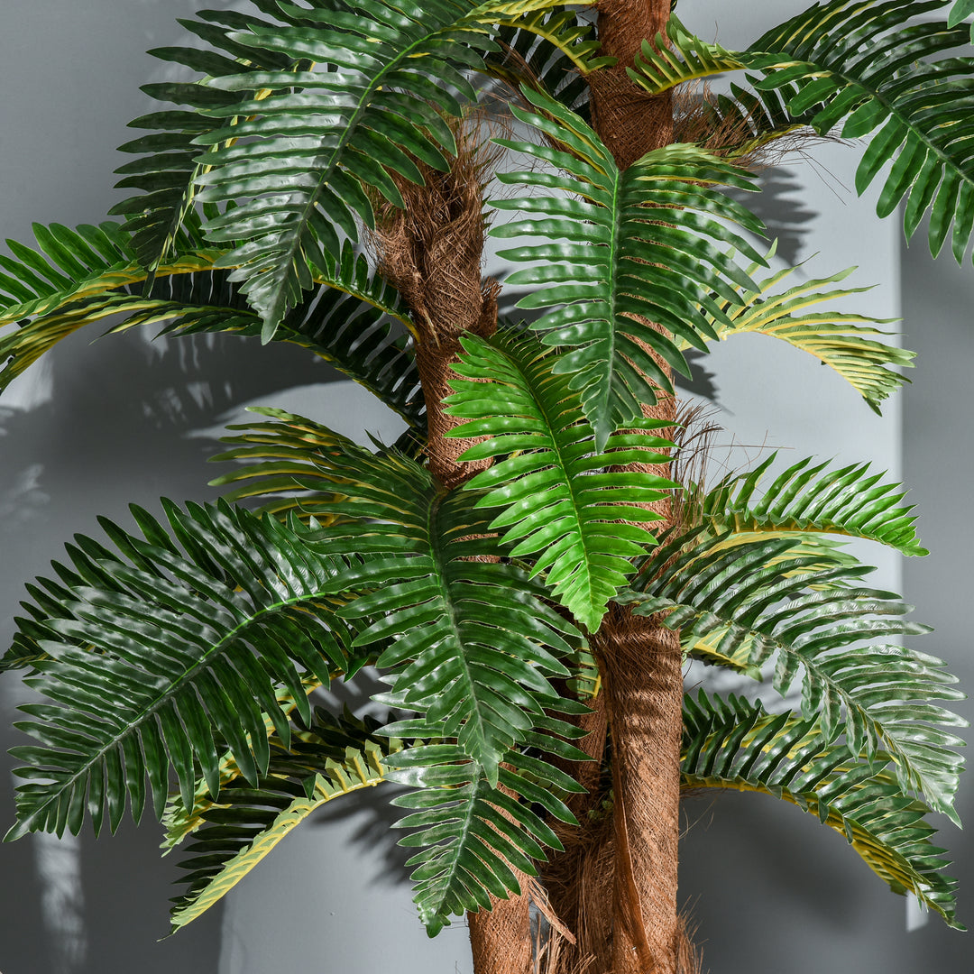 Artificial Plant Tropical Palm in Pot, Fake Plants for Home Indoor Decor, 150cm, Green
