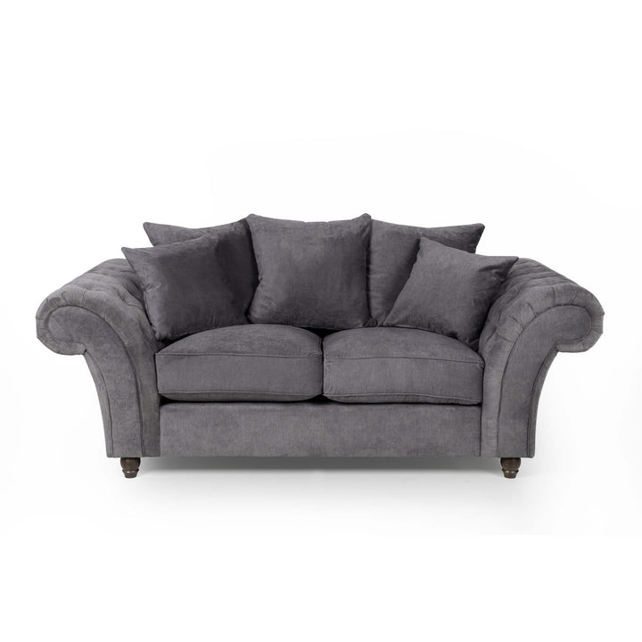 Huntley Fabric Sofa 2S Grey