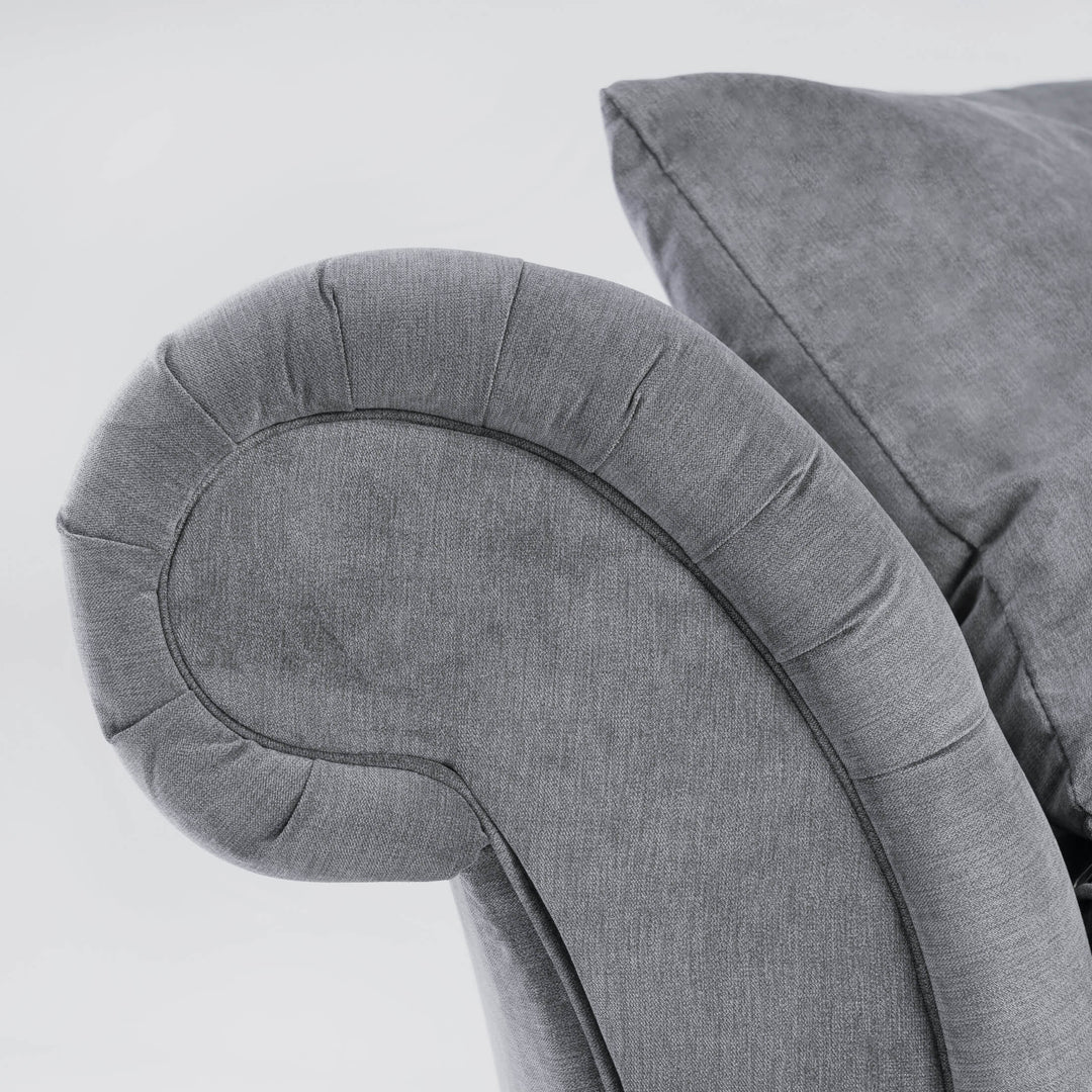 Huntley Fabric Sofa 3S Grey