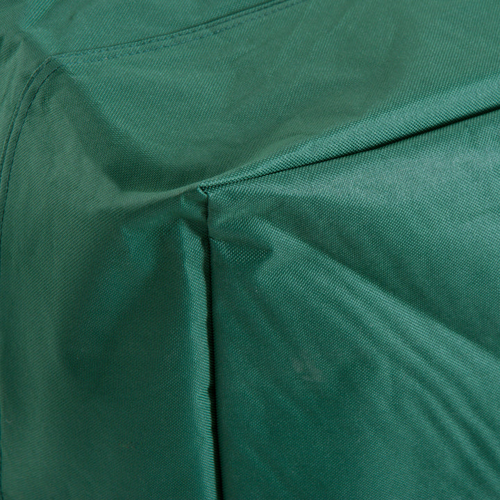 Garden Furniture Cover, Oxford Fabric Outdoor Rectangular Rattan Furniture Cover with PE Coating, Waterproof, Windproof, Anti-UV, 222 x 155 x 67cm, Green