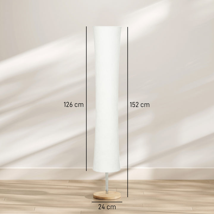 LED Floor Lamp, 152 cm Modern Dimmable Standing Lamp with Paper - view 3