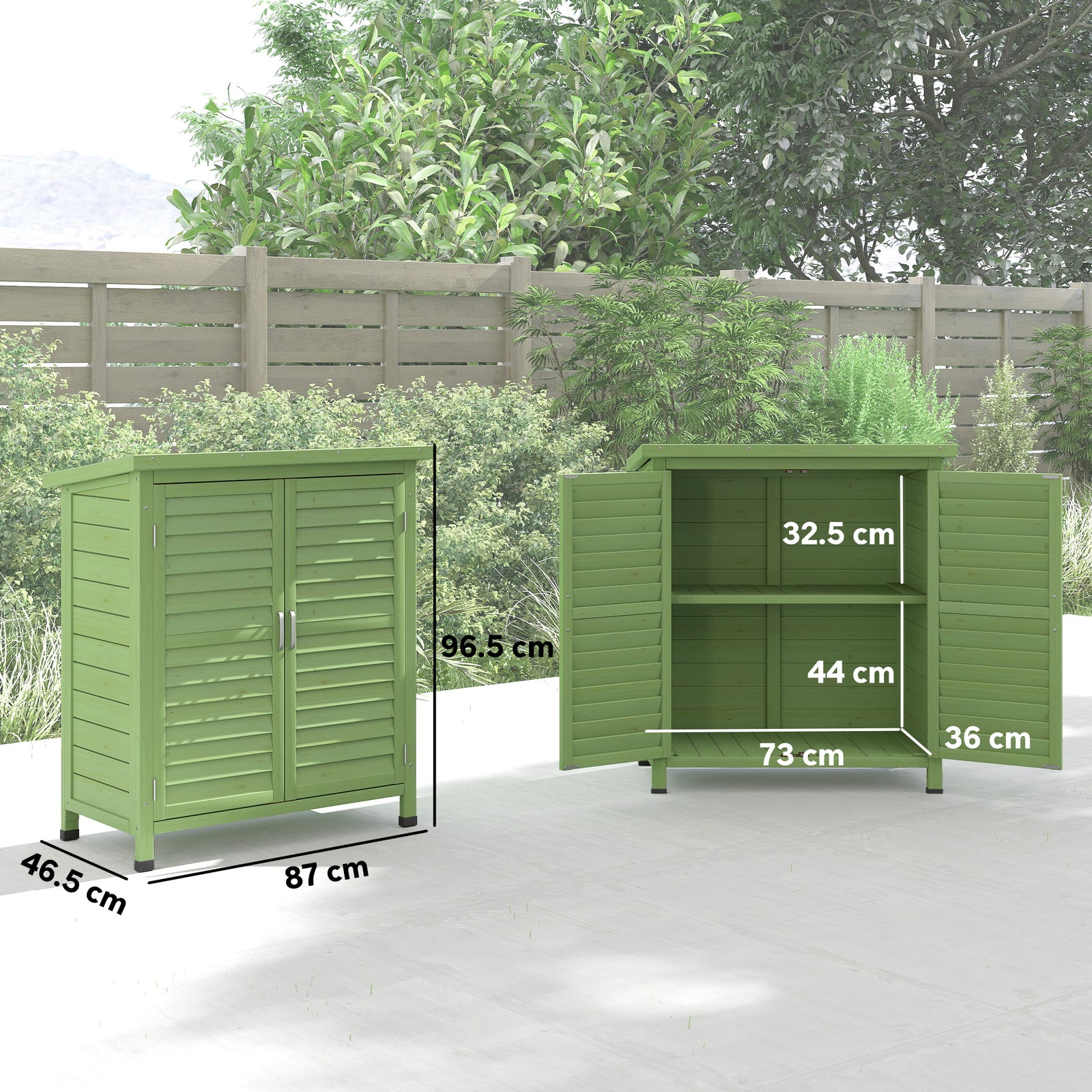 Garden Shed Wooden Garden Storage Shed 2 Door Unit Solid Fir Wood Gara