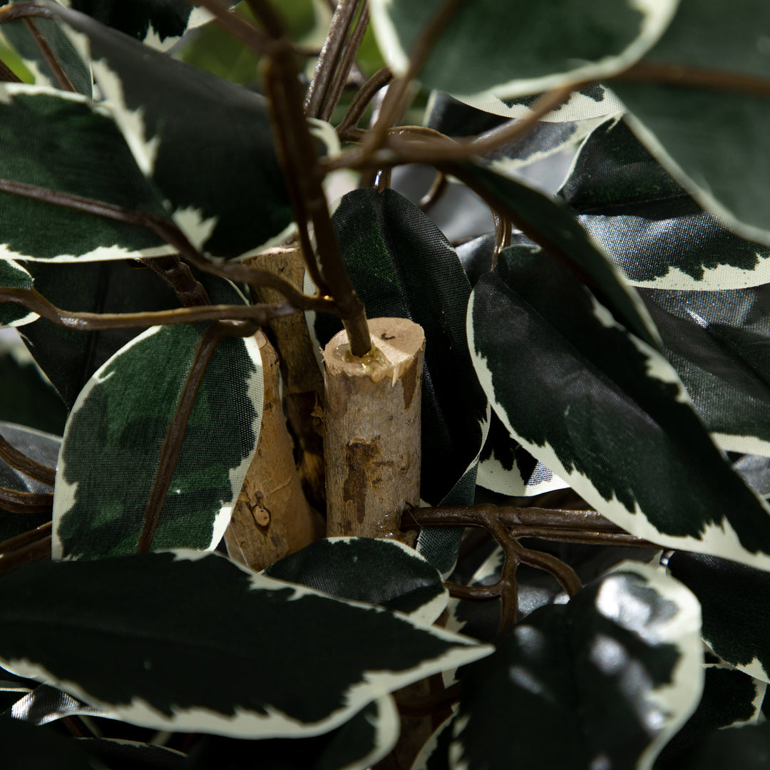 Set of Two Artificial Ficus Trees