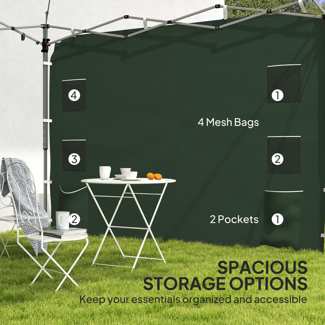 195 x 295cm Replacement Gazebo Sidewall - Green