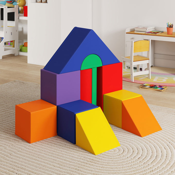 11-Piece Kids Soft Play Set, Foam Block, Toys for Climbing, Crawling, Multicoloured