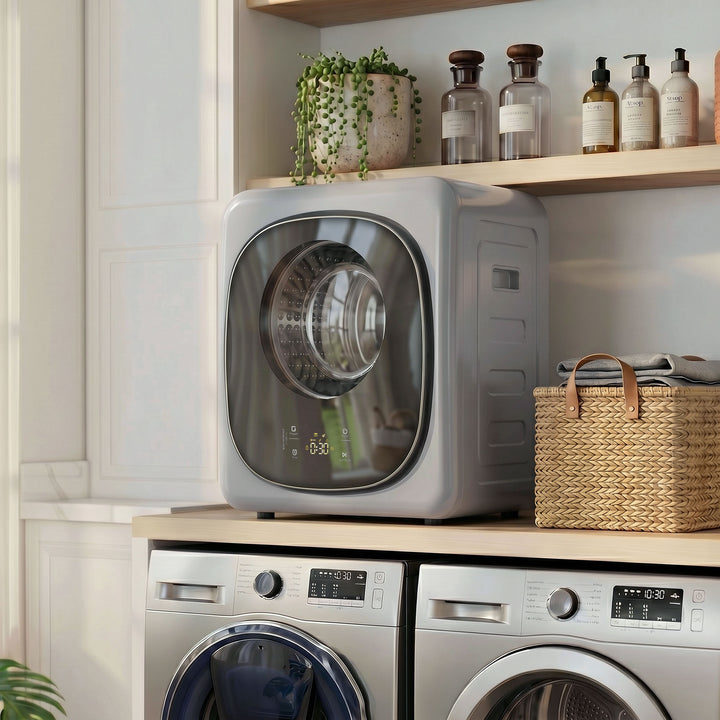 4kg Vented Tumble Dryer with 5 Drying Mode, 800W Compact Freestanding 