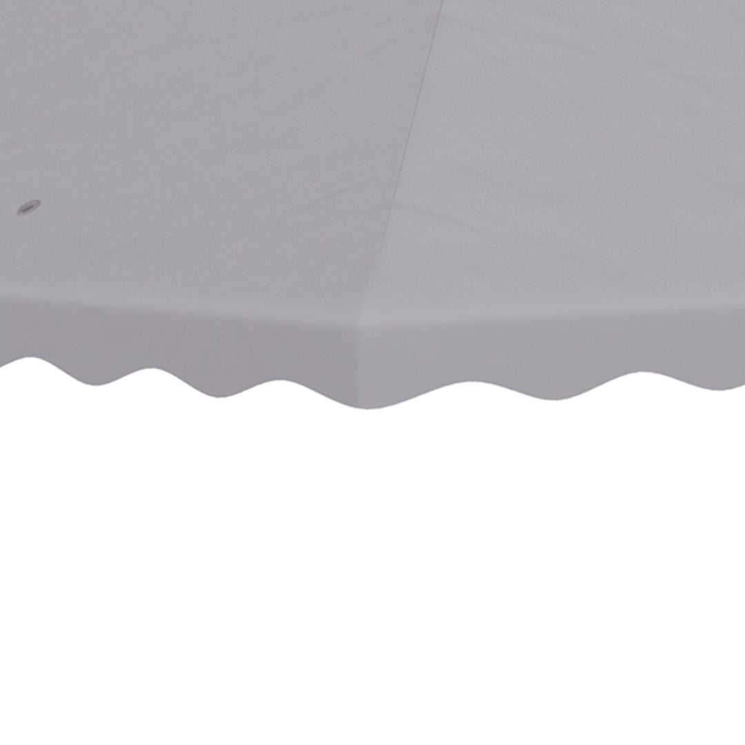 3 x 3 m Gazebo Canopy Replacement Covers, 2 - Tier Gazebo Roof Replacement TOP COVER ONLY, Light Grey