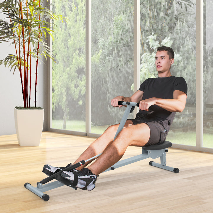 HOMCOM Rowing Machine W/ Monitor