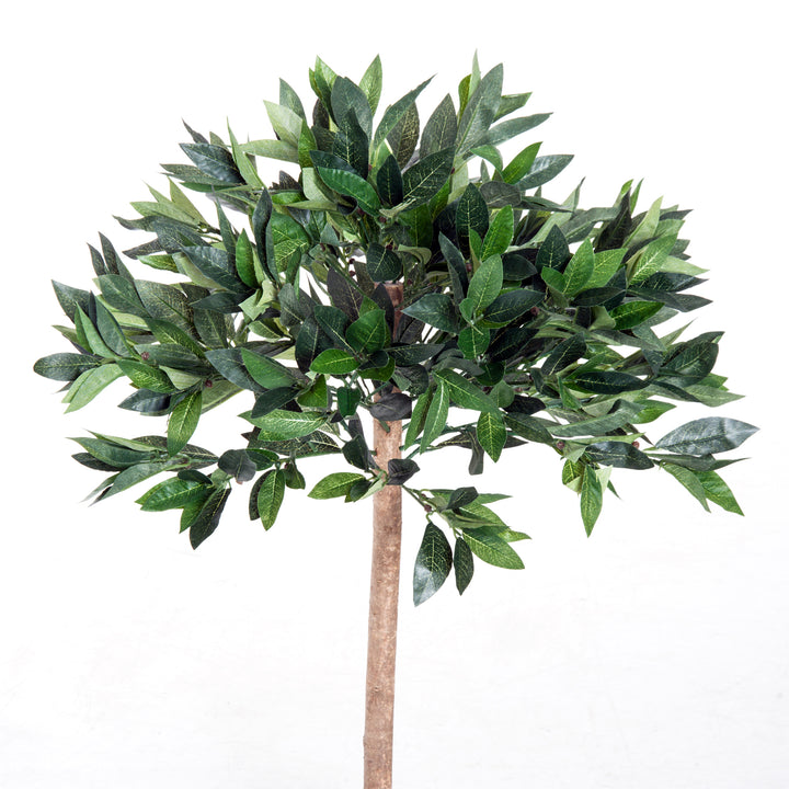 Outsunny 3ft Faux Olive Tree, Lifelike Indoor Plant, Decorative Greenery, in Orange Pot | Aosom UK