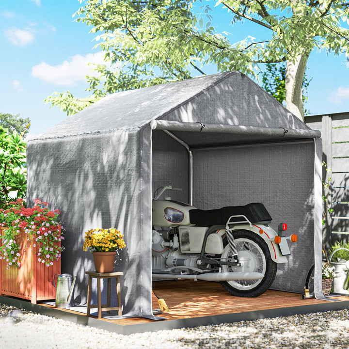 2 x 2m Garden Fabric Storage Tent - Grey