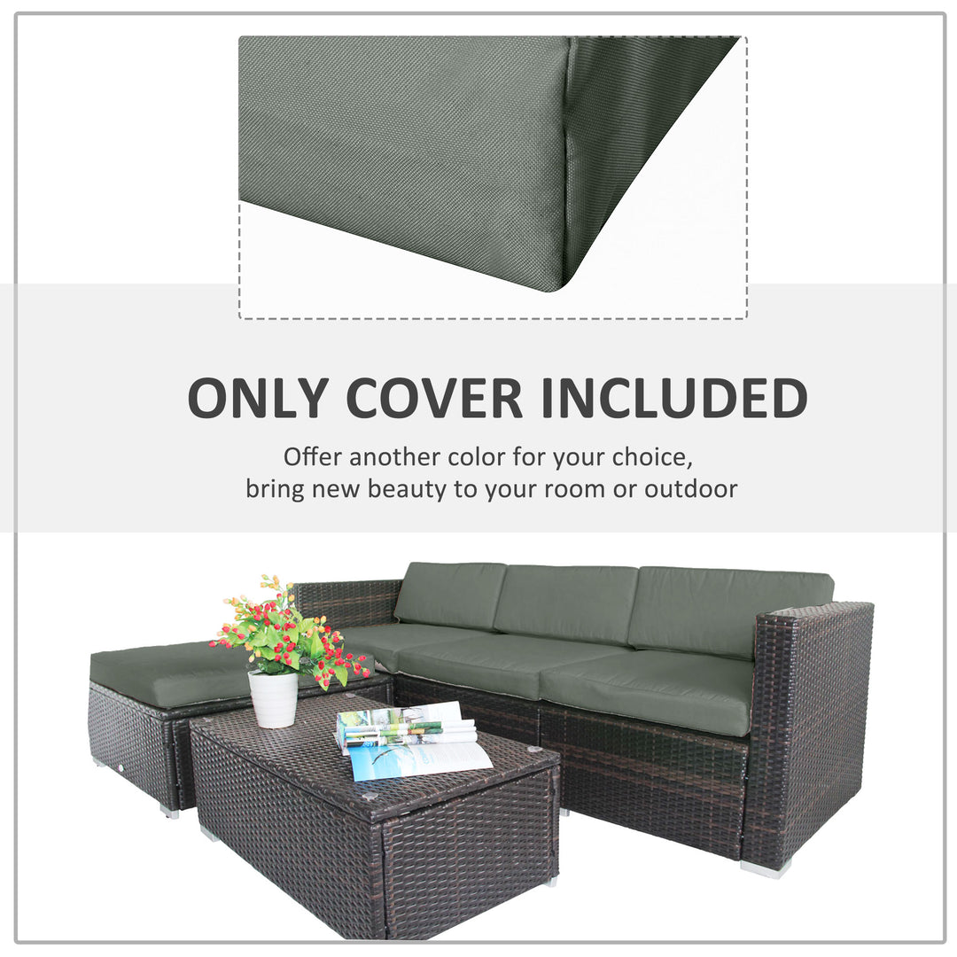 Cushion Cover Replacement Garden Rattan Patio Furniture Seat Cover