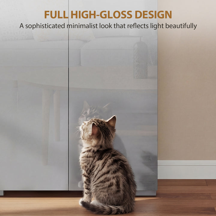 180 cm Tall Kitchen Cupboard, Pantry Storage Cabinet with Soft Close D
