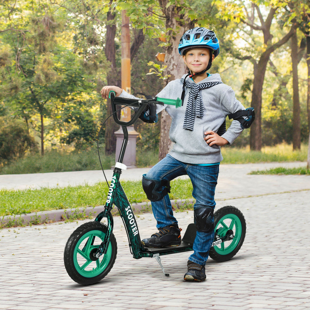 AIYAPLAY Kids Scooter with Adjustable Handlebar, Children&