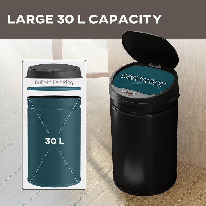 30L Stainless Steel Sensor Bin