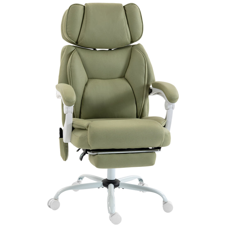 High Back Vibration Massage Office Chair Heated Reclining Computer Cha