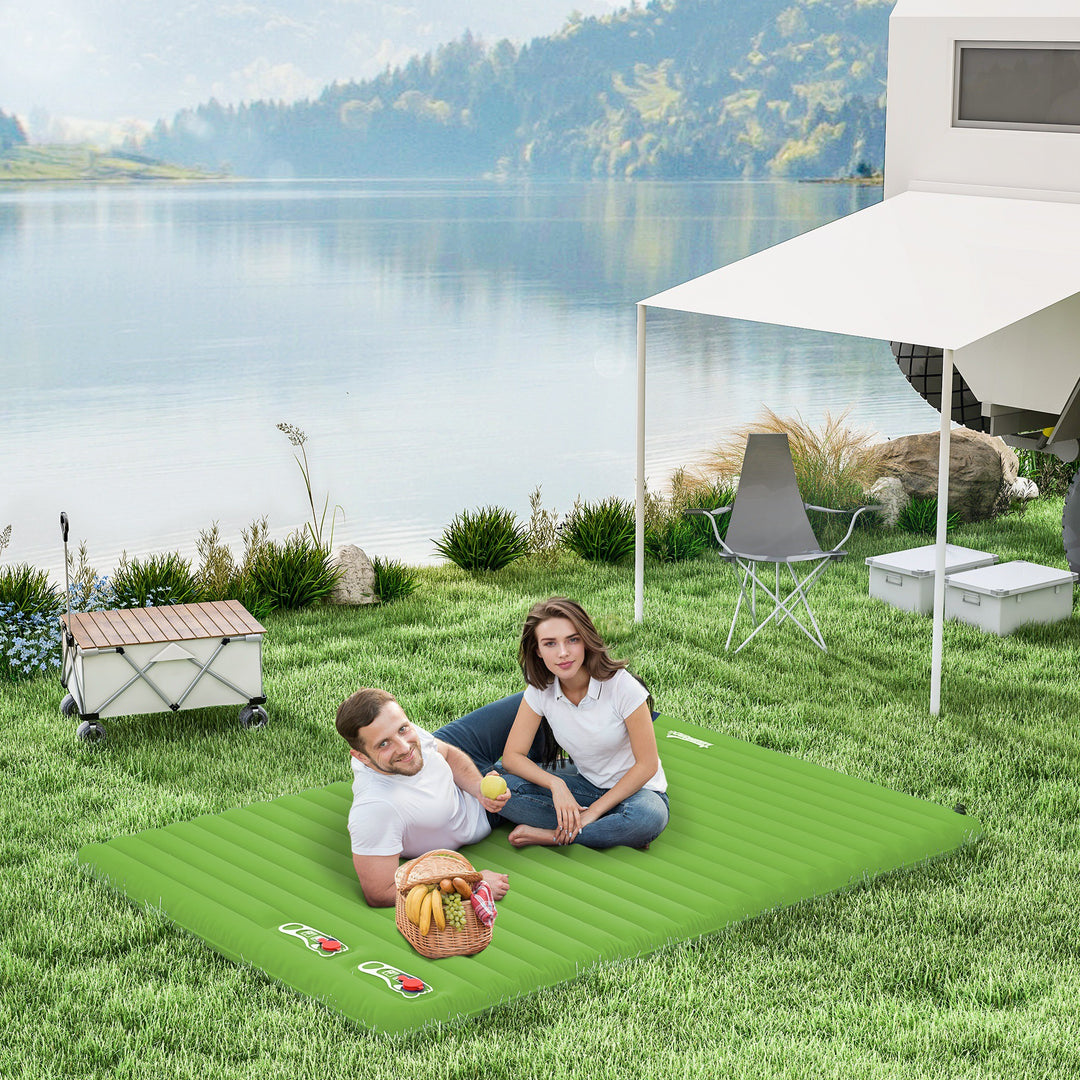 MCL 2 Person Camping Inflatable Mattress - Green