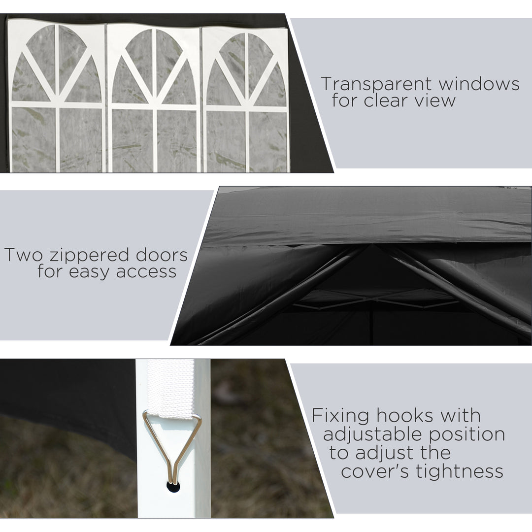 Outsunny 3x3m Pop up Gazebo Marquee