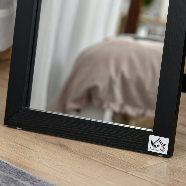 MCL Full Length Mirror for Bedroom, Free Standing Dressing Mirror, Wall Mirror for Living Room, 37 x 154 cm, Black