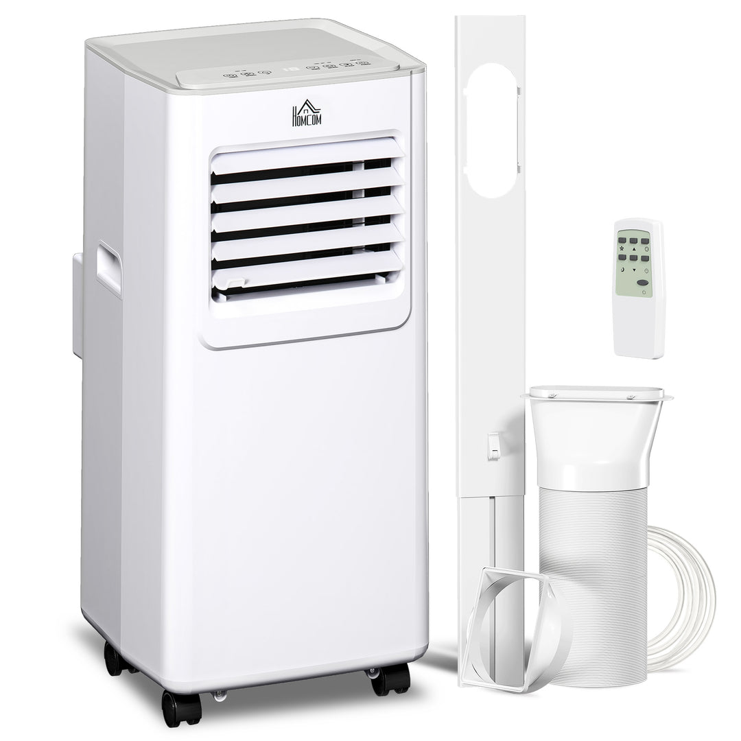 MCL 7000 BTU Air Conditioning Unit, 3-in-1 Portable Air Conditioner, Dehumidifier, Cooling Fan with 2 Speeds, 24H Timer, Remote Control, LED Display, Window Venting Kit, 15m²