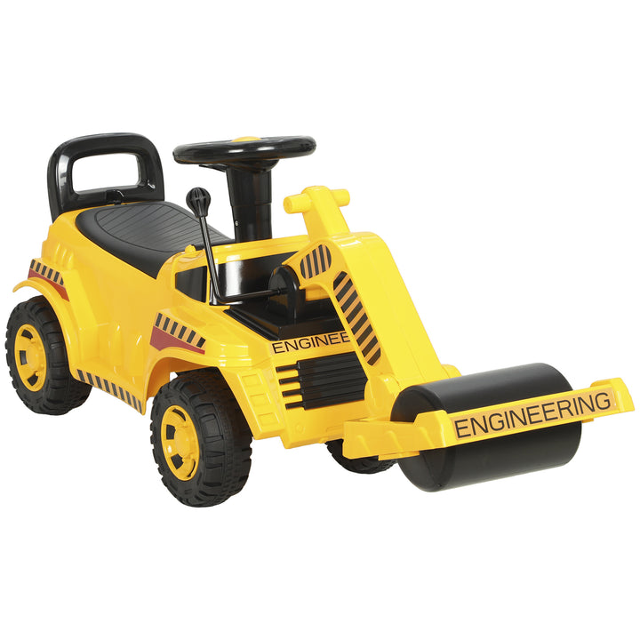 Ride On Tractor, Kids Bulldozer Pull Cart with Horn, Storage, Front