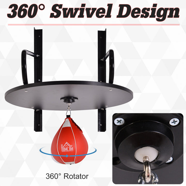 MCL Wall-mounted Punching Ball Height Adjustable Hanging Speedball Platform Set Frame Stand Boxing Sports