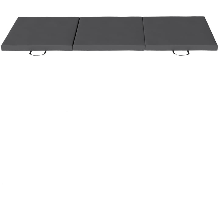 Gymnastics Mat, Tri-Fold Crash Exercise Pad, 6FT 2" Thick Foldable Wor
