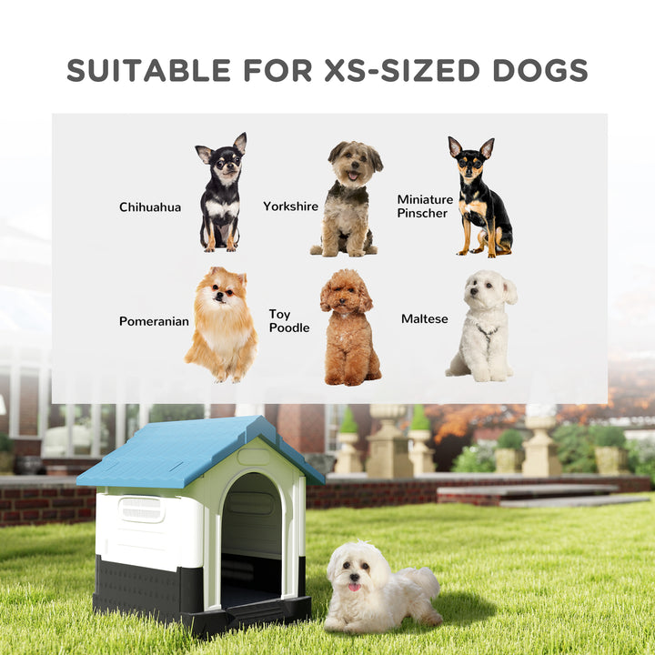 Outside Dog Kennel House, for Miniature Dogs, 64.5 x 57 x 66cm