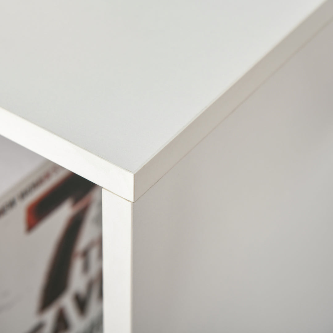 Six-Cube Bookcase - White Wood Effect
