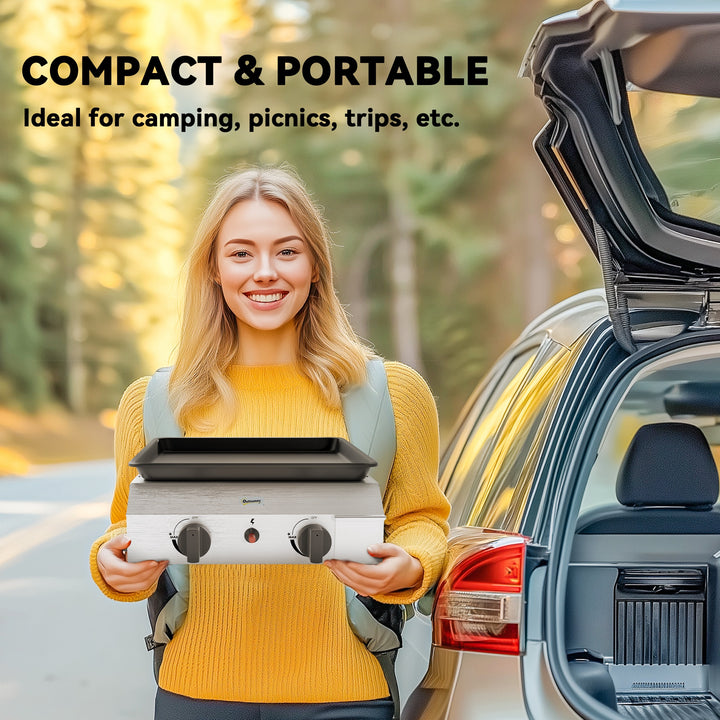 Two Burner Portable Gas Grill