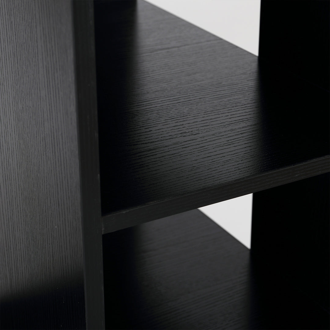 MCL Computer Desk with Drawers and Storage Shelves, Office Desk Writing Table with Printer Stand, Large Workstation for Study Play Work Home Office, 137 x 55 x 92cm, Black