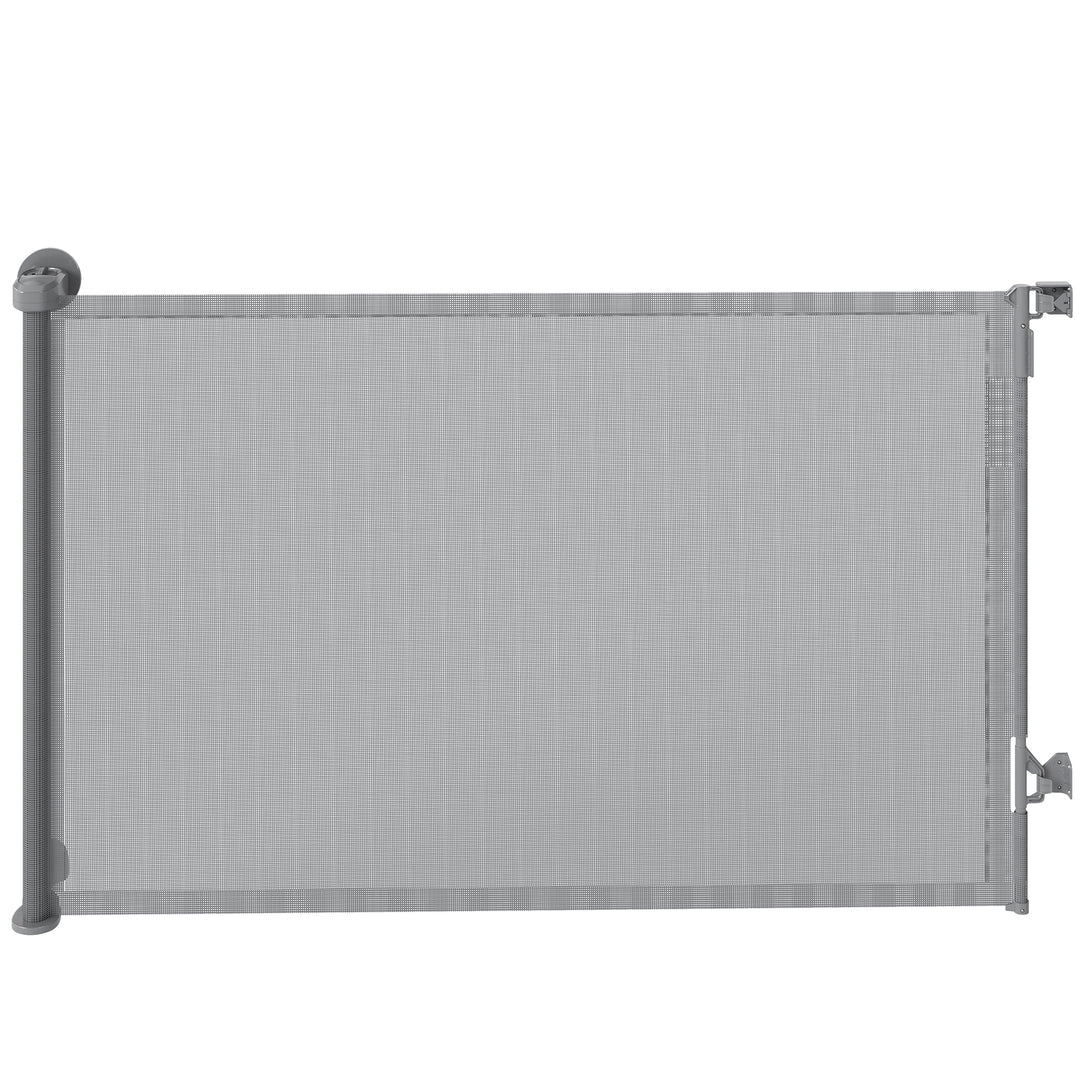 Retractable Dog Gate, Extends to 140 cm Wide &amp; 93 cm Tall, Mesh Pet Ga