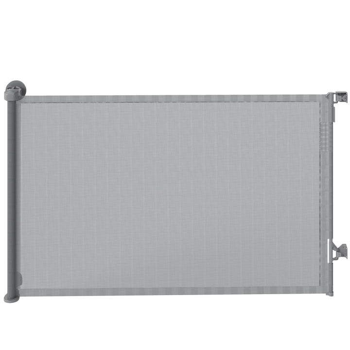 Retractable Dog Gate, Extends to 140 cm Wide &amp; 93 cm Tall, Mesh Pet Ga
