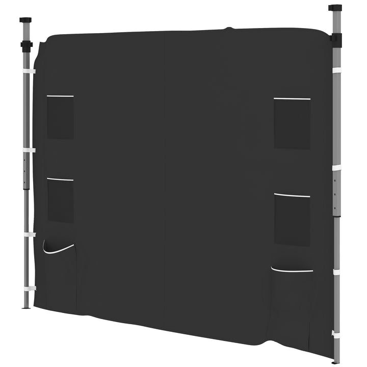 195 x 295cm Replacement Gazebo Sidewall - Black