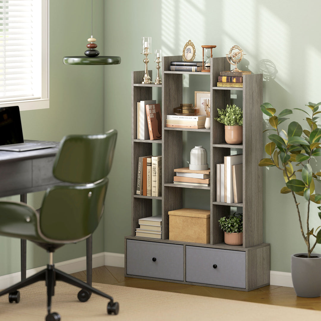 12 Shelf Storage Unit, with Drawers