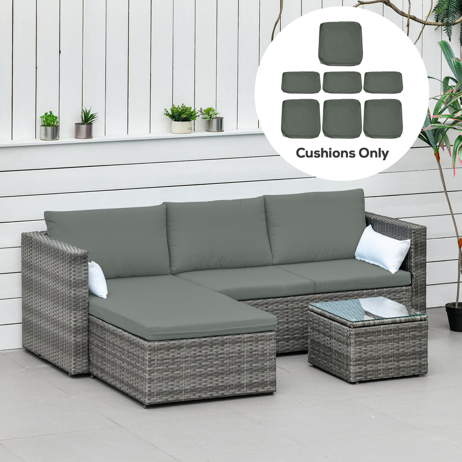 Cushion Cover Replacement Garden Rattan Patio Furniture Seat Cover