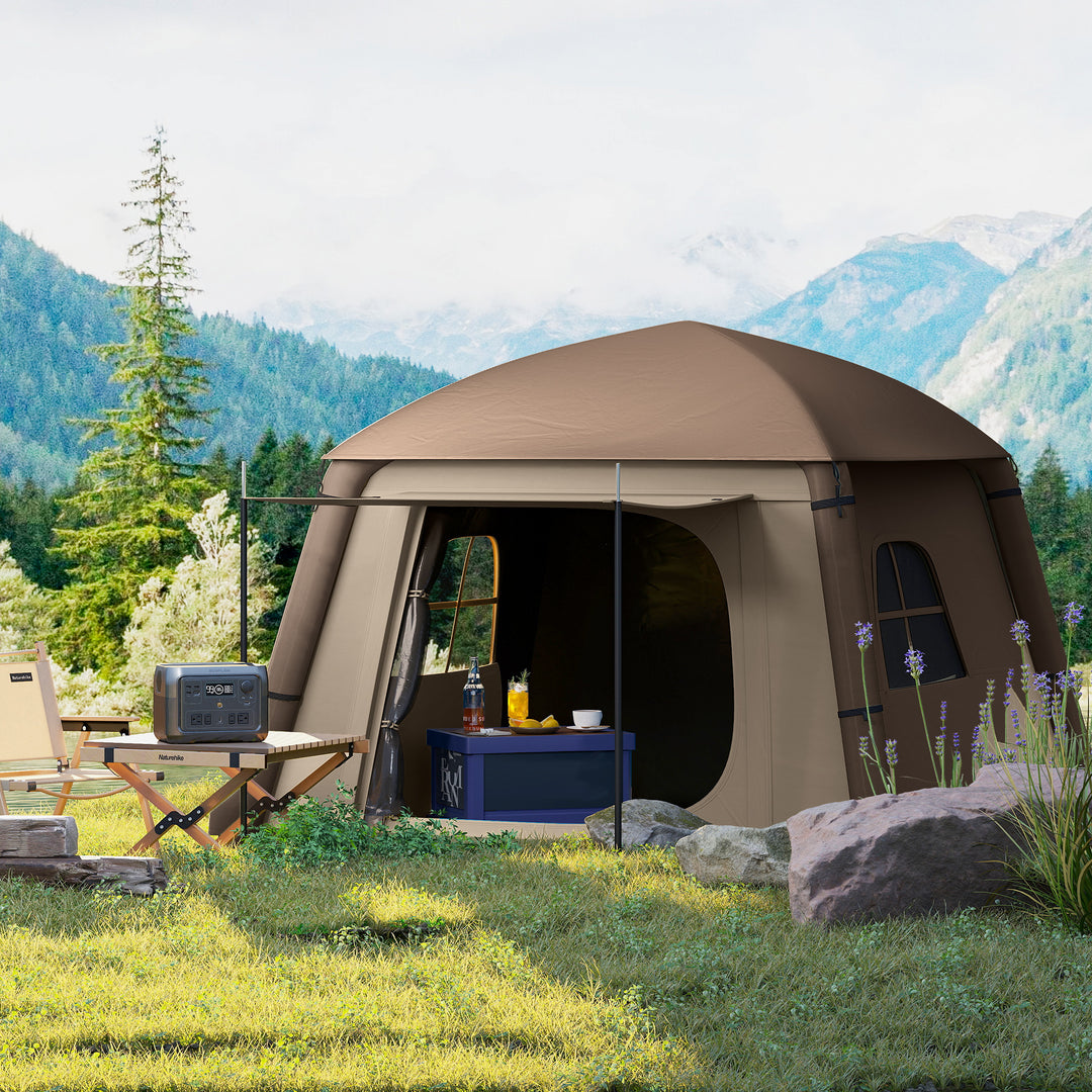 Blow Up Tent w/ Hand Pump, Inflatable Camping Tent, Easy Setup 1/2 Per