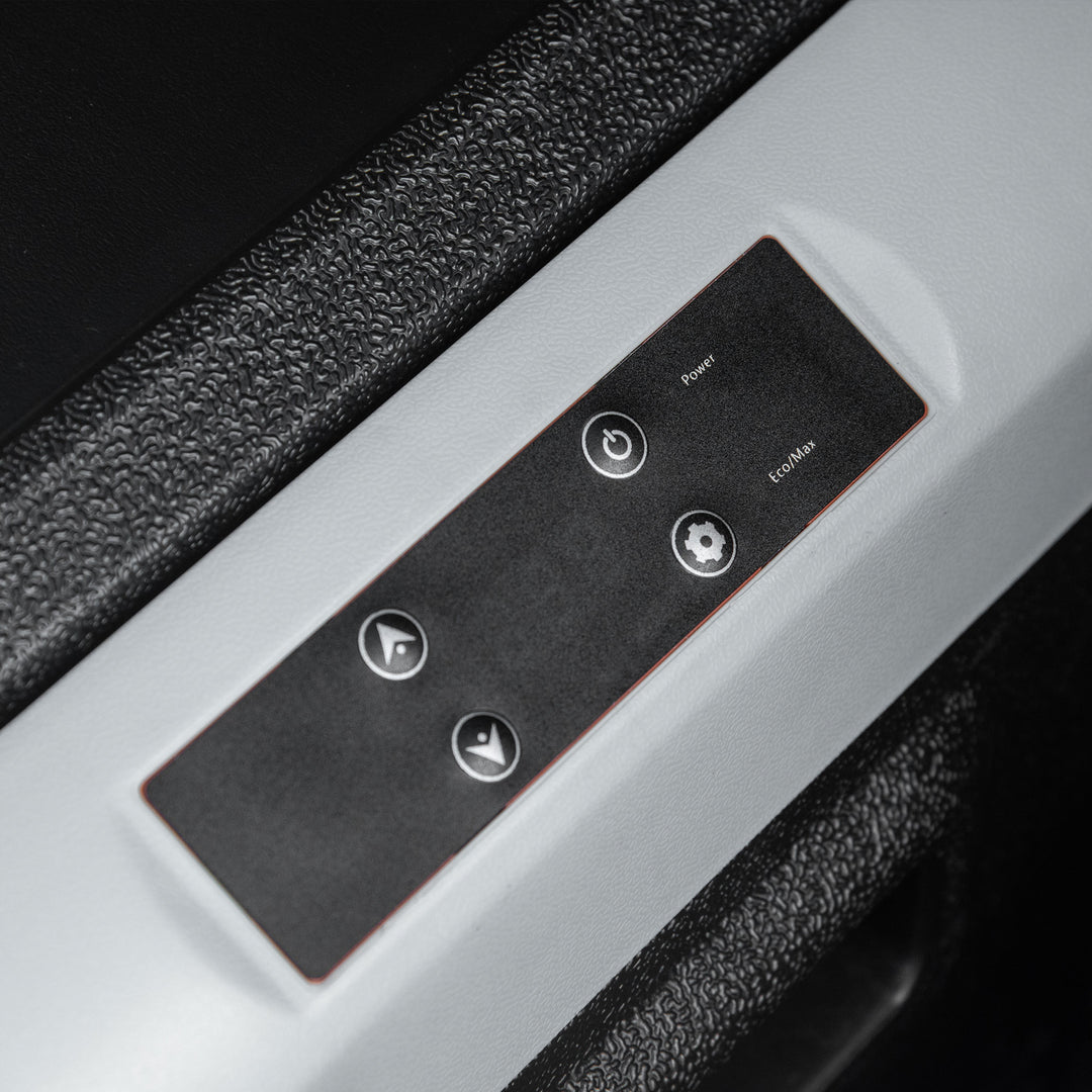 50L Car Refrigerator, Portable Compressor Car Fridge Freezer, Electric Cooler Box with 12/24V DC and 110-240V AC for Camping, Driving, Picnic, Down to -20℃