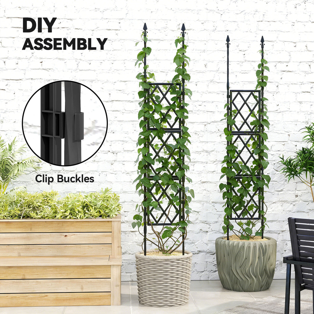 Foldable Garden Trellis, Lattice Climbing Support Trellis for Garden, 