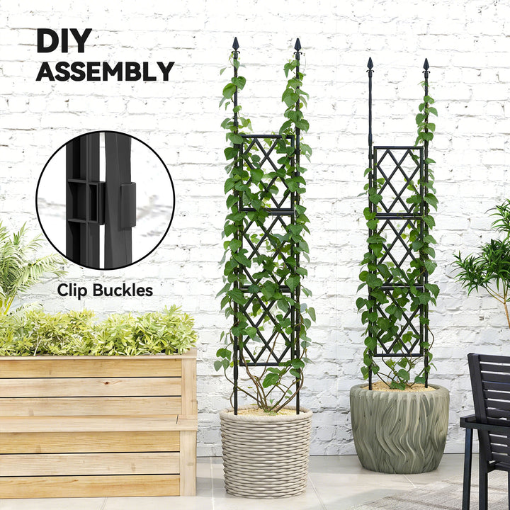 Foldable Garden Trellis, Lattice Climbing Support Trellis for Garden, 