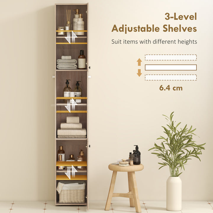 6-Tier Tall Bathroom Cabinet